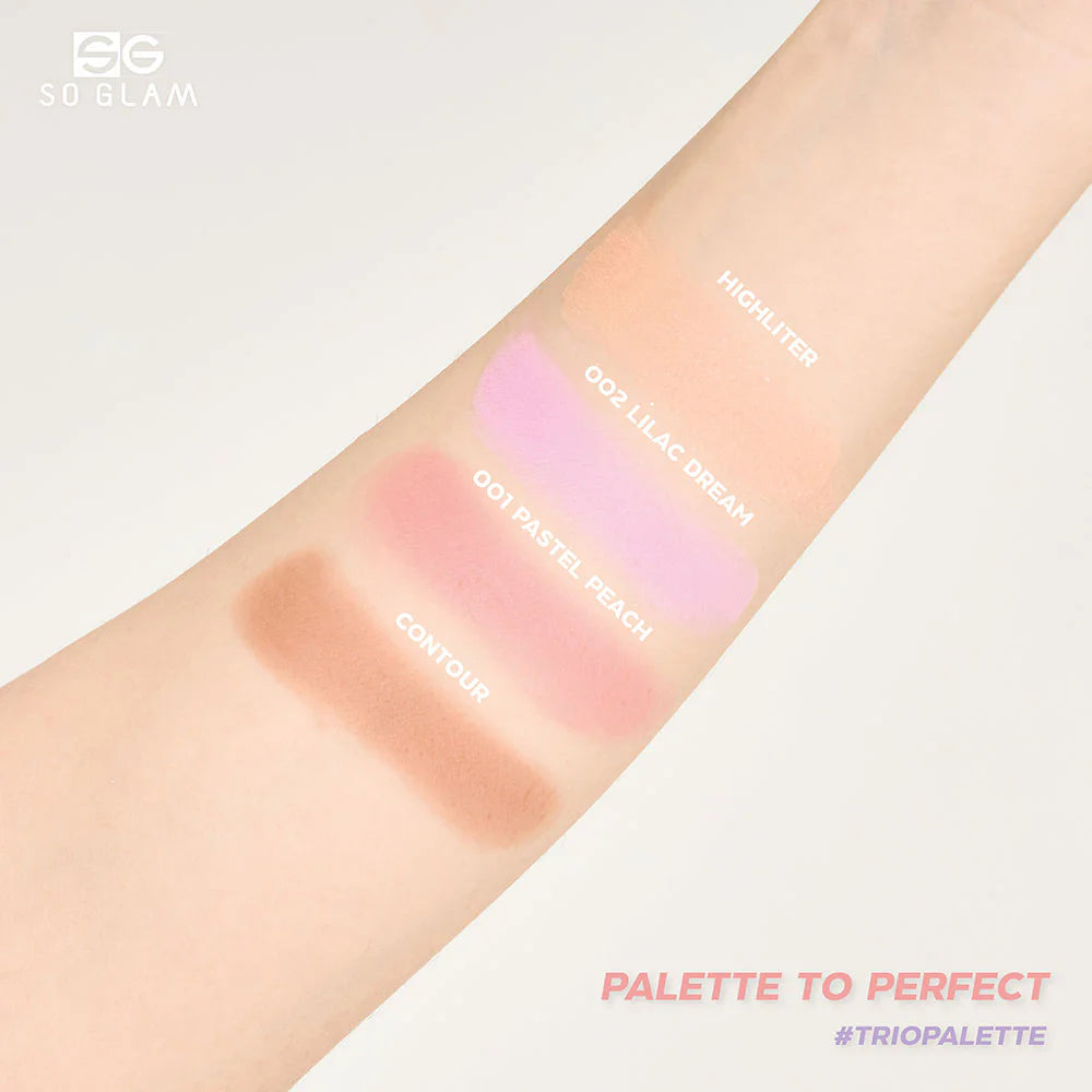 So Glam 完美眼影盤 9g #001 Pastel Peach