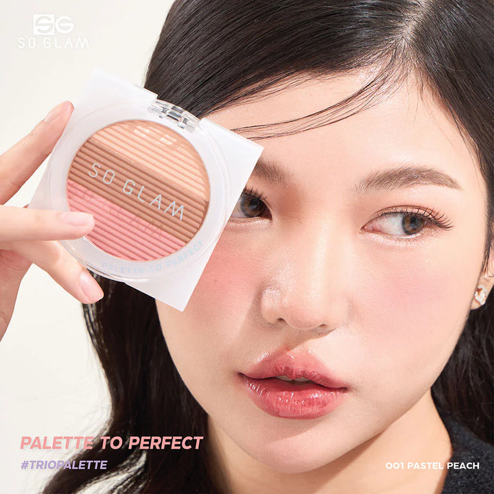 So Glam 完美眼影盤 9g #001 Pastel Peach