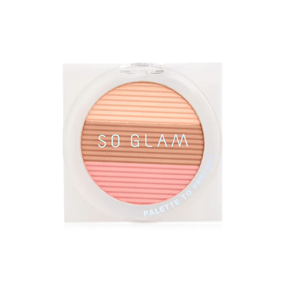 So Glam 完美眼影盤 9g #001 Pastel Peach