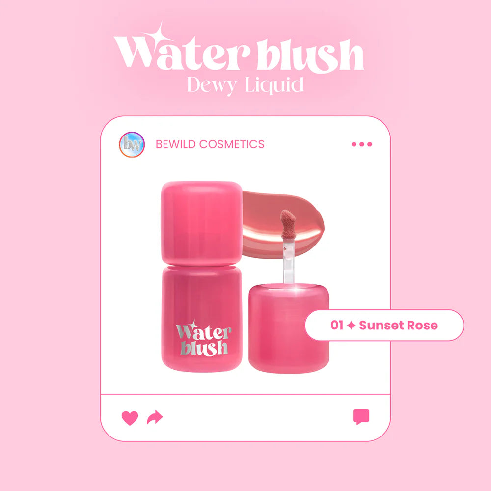 beWiLD 水潤腮紅 12g #01 日落玫瑰