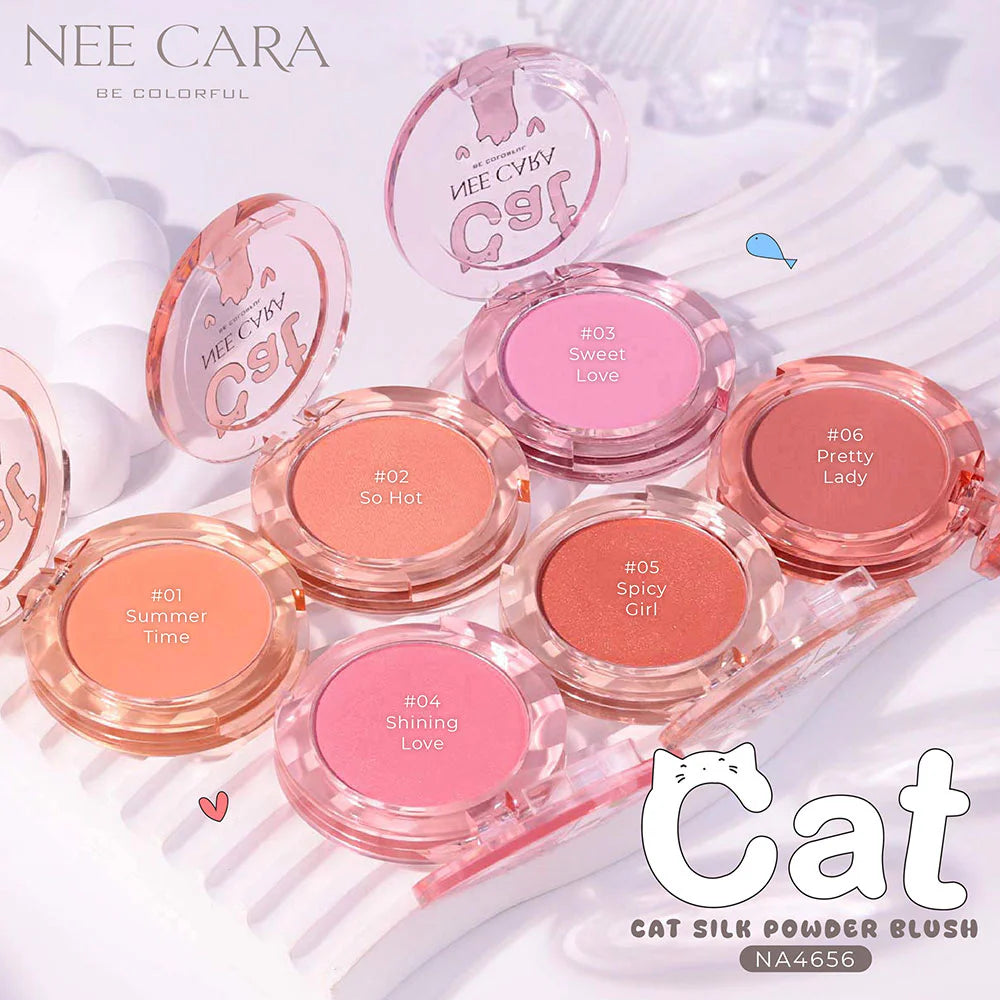 NEE CARA 貓絲粉腮紅 8g #01 夏日時光