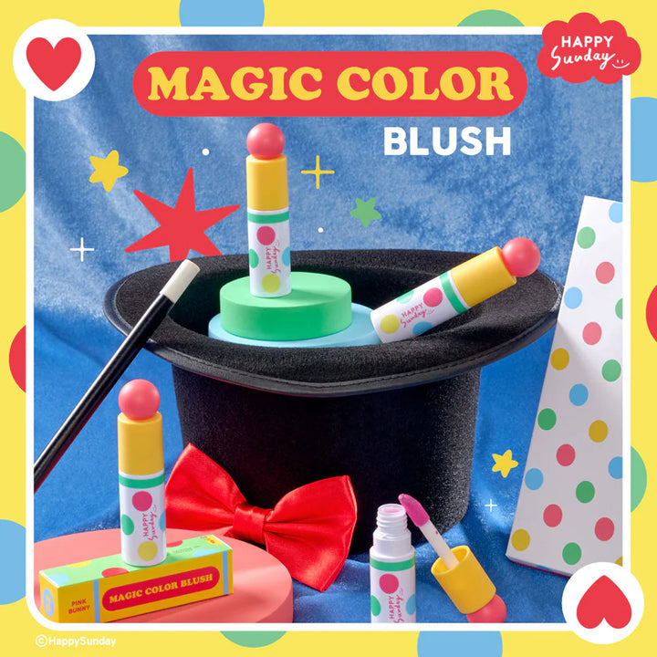 HAPPY SUNDAY 魔法色彩腮紅 10g #03 紅色奇蹟
