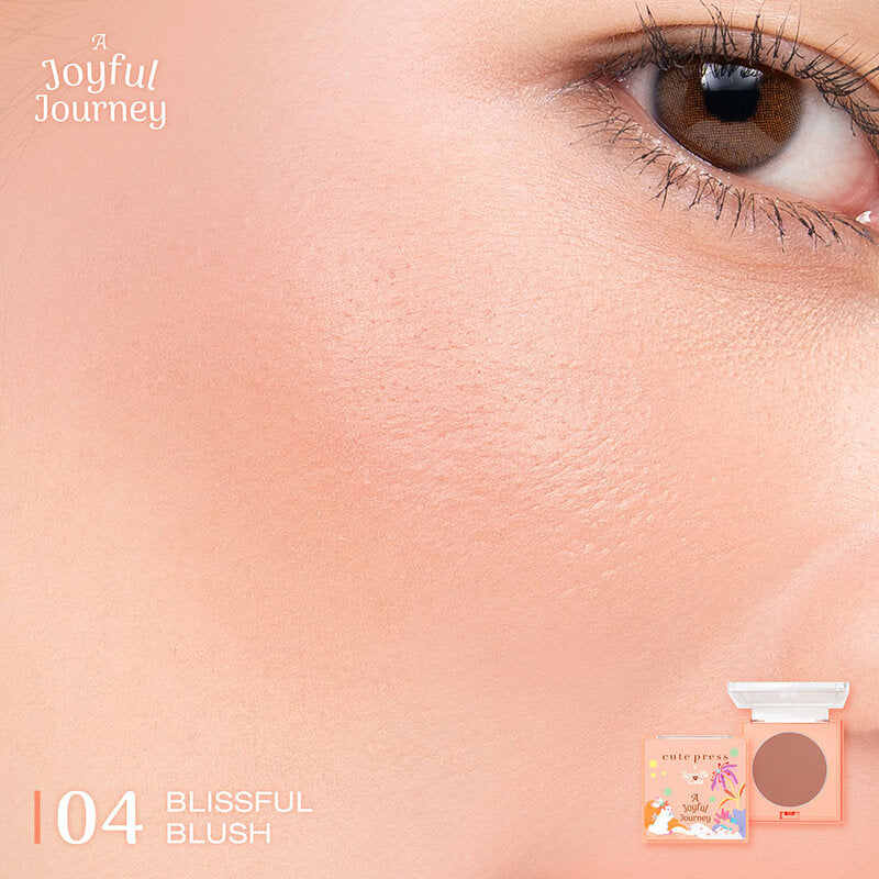 Cute Press A Joyful Journey 柔和染色腮紅 3.8g #04 Blissful Blush