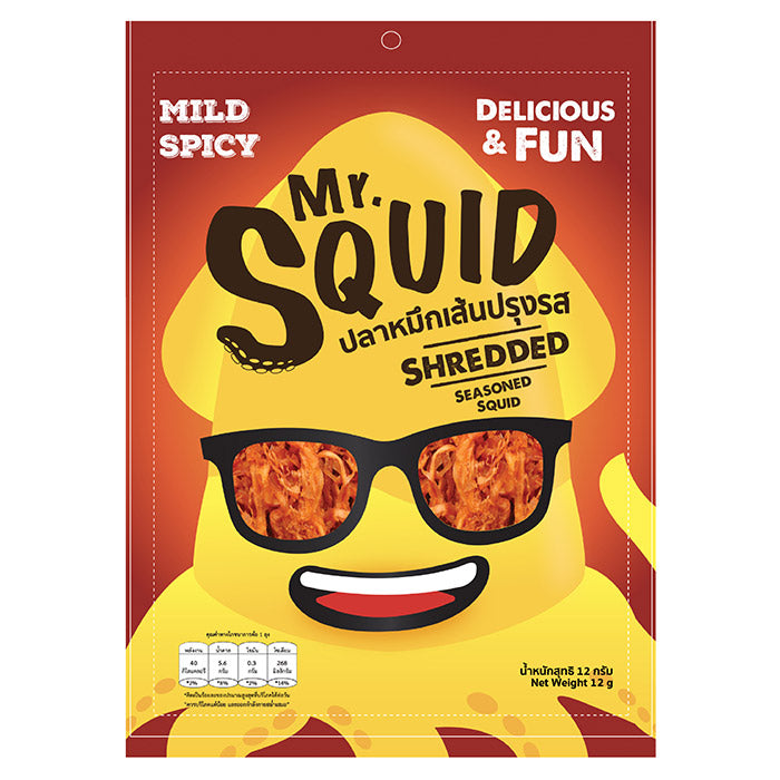 MR.SQUID 調味魷魚絲 微辣 12 克