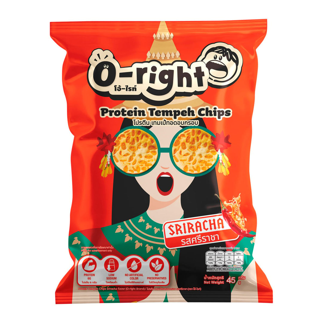 O-RIGHT 是拉差豆豉 45 克。