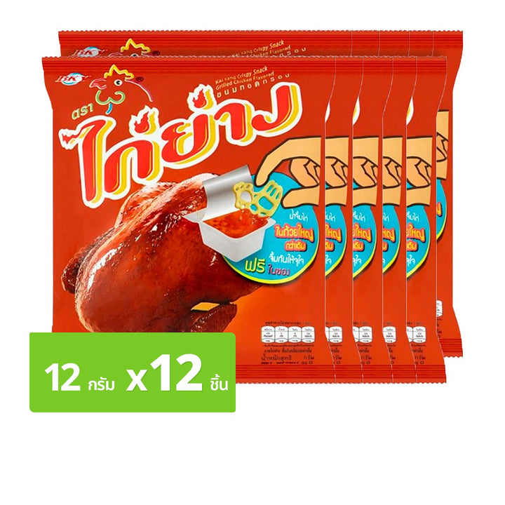 KAI YANG 脆皮小吃 烤雞口味 12 克包 12