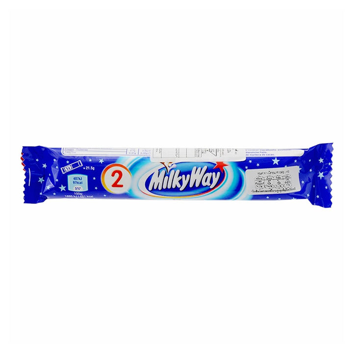 MILKY WAY 鮮奶油夾心牛奶巧克力 43.8 克。
