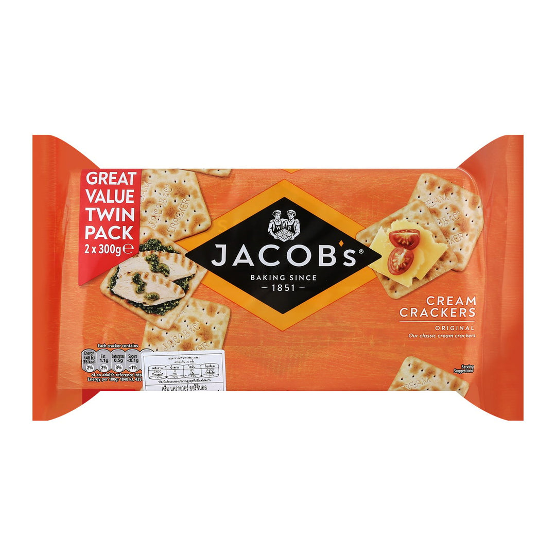 JACOB'S 奶油餅乾 300 克x 2 個單位