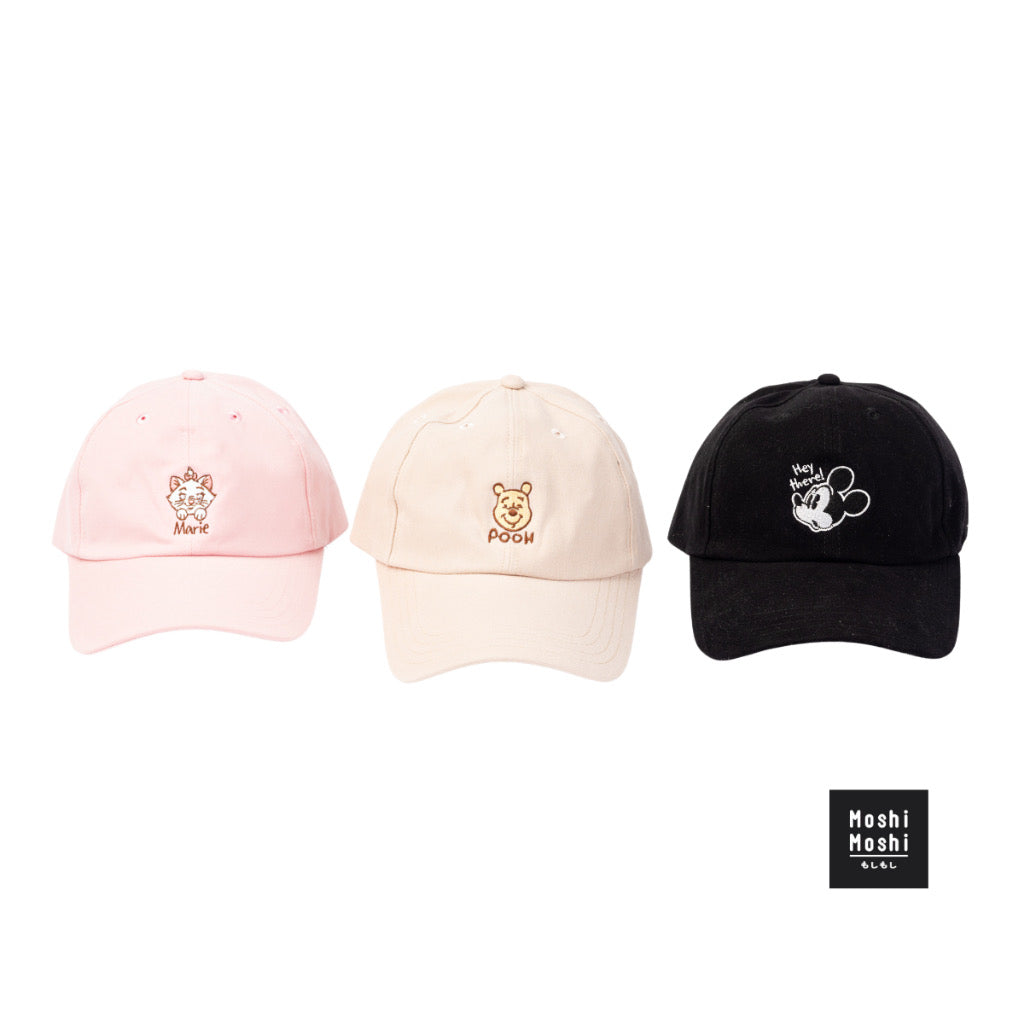 Moshi Moshi Mickey, Pooh, Marie 鴨舌帽🧢