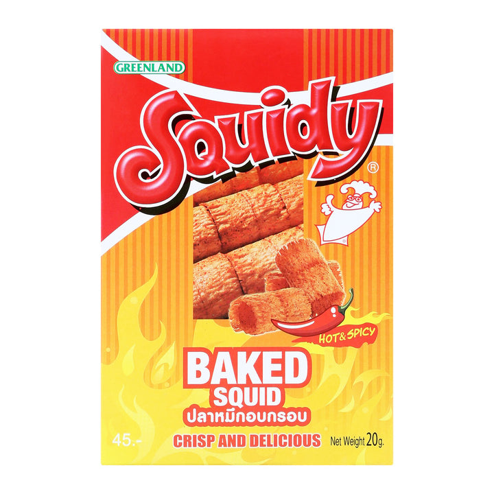 SQUIDY 烤魷魚 辣味 20 克。