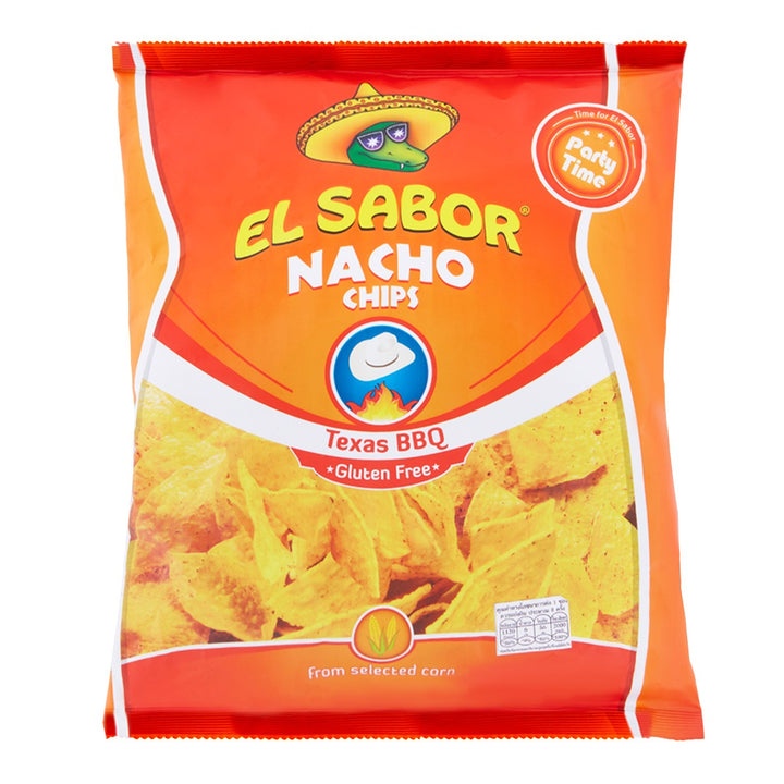 EL SABOR 玉米片 德州燒烤風味 225 克