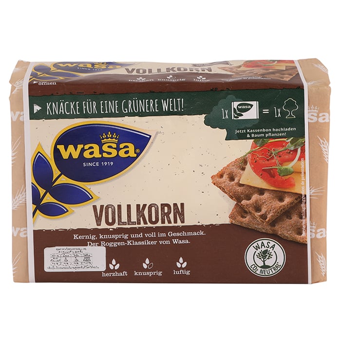 WASA Vollkorn 脆皮麵包 260 克。