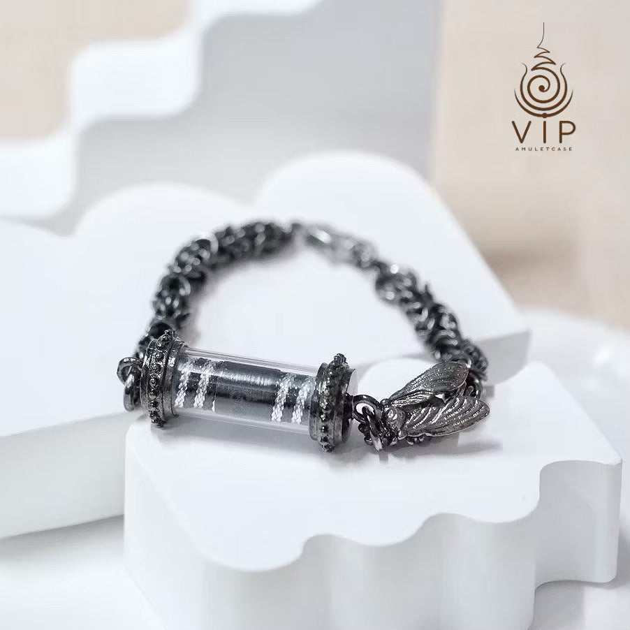 9層幸運符管手環 + 金招財蜂