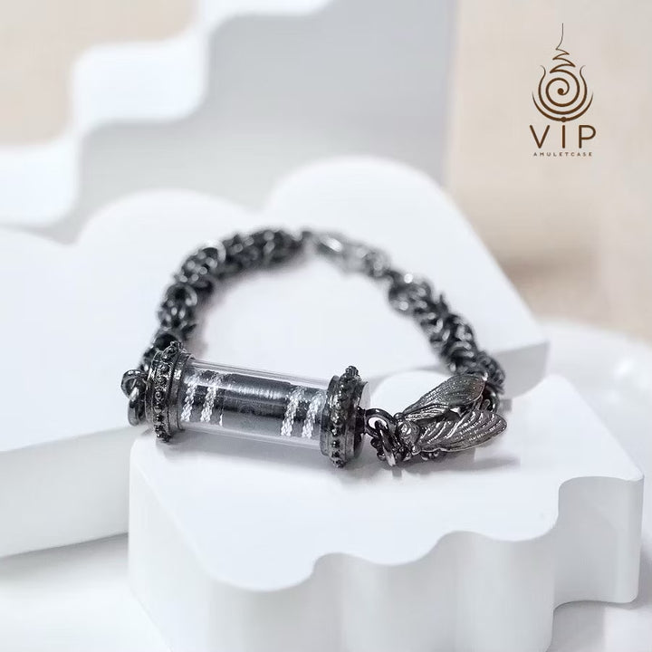 9層幸運符管手環 + 金招財蜂