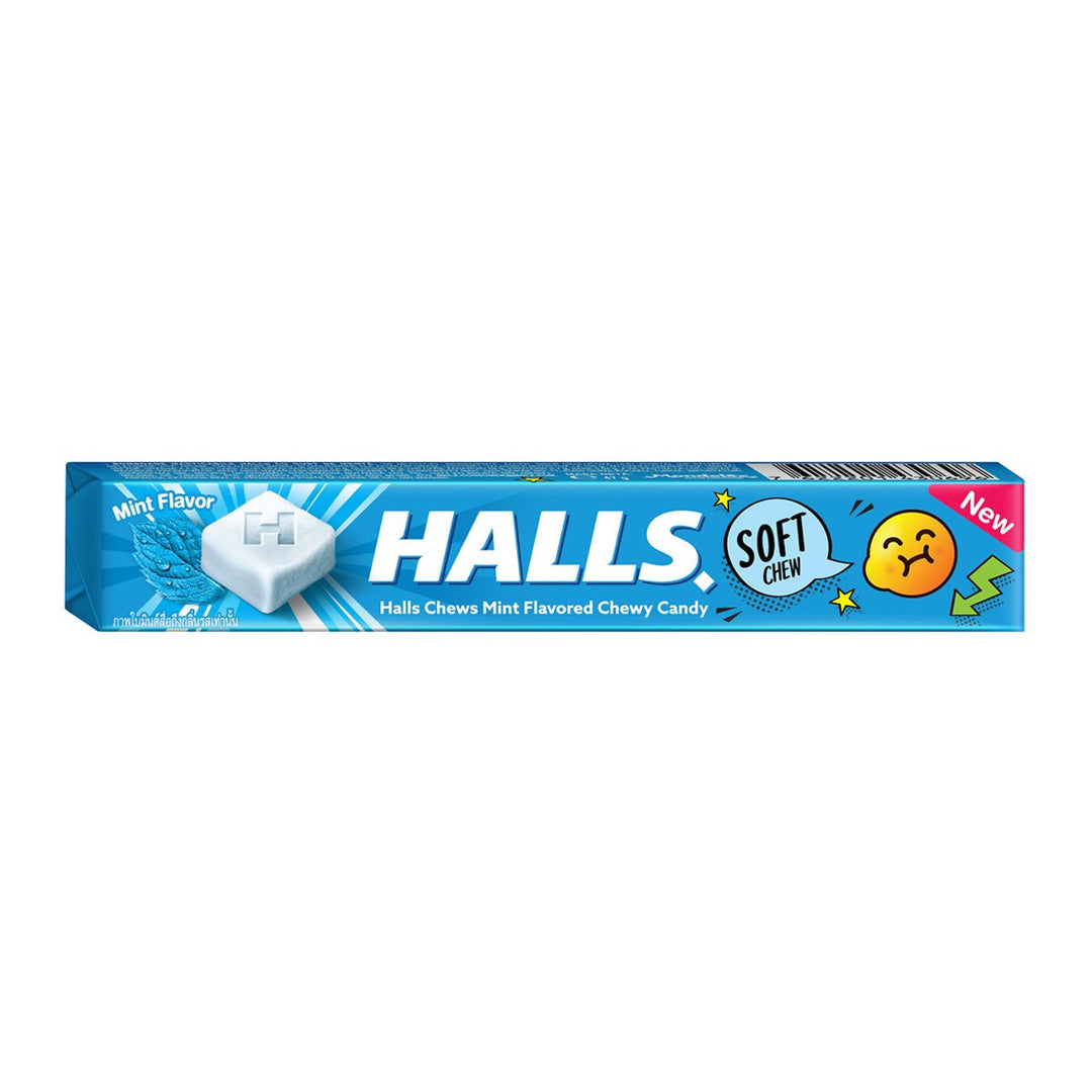 HALLS 薄荷糖 47 克。