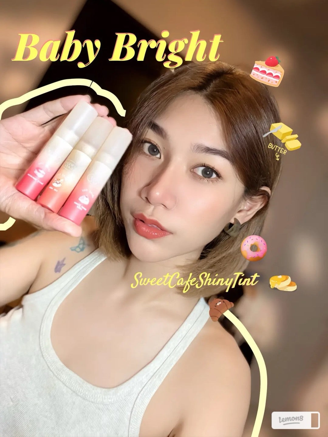 Baby bright 下午茶點心 凝膠唇彩