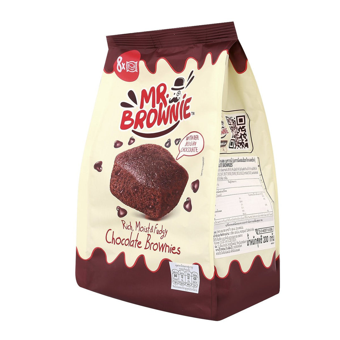 MR.BROWNIE 巧克力布朗尼 200 克。