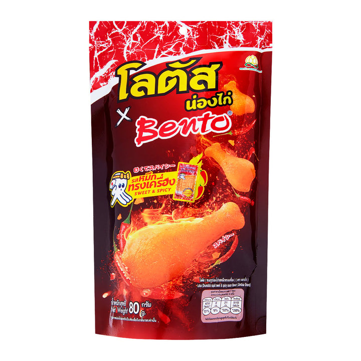 DORKBUA 品牌 X 便當雞腿魷魚口味甜辣醬 80 克。