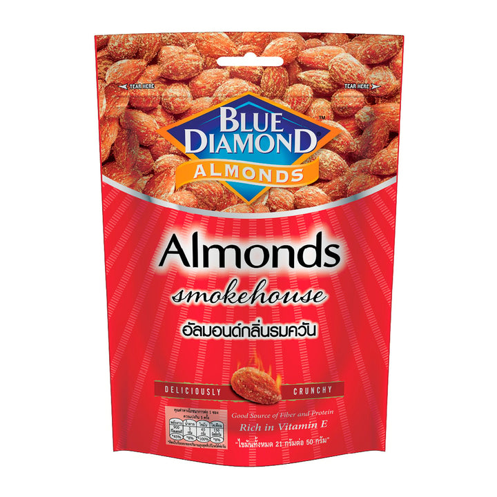 BLUE DIAMOND 煙燻杏仁香袋 150 克。