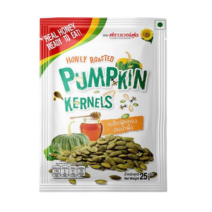 花卉食品 蜂蜜烤南瓜子 25 克。