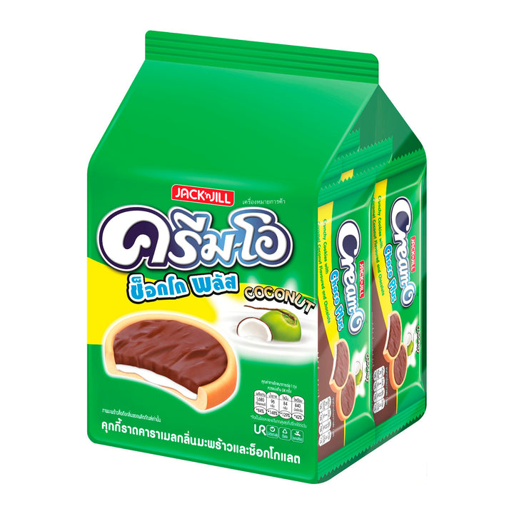 CREAM-O Choco Plus 脆餅配椰子 + 巧克力 13 克。包 12