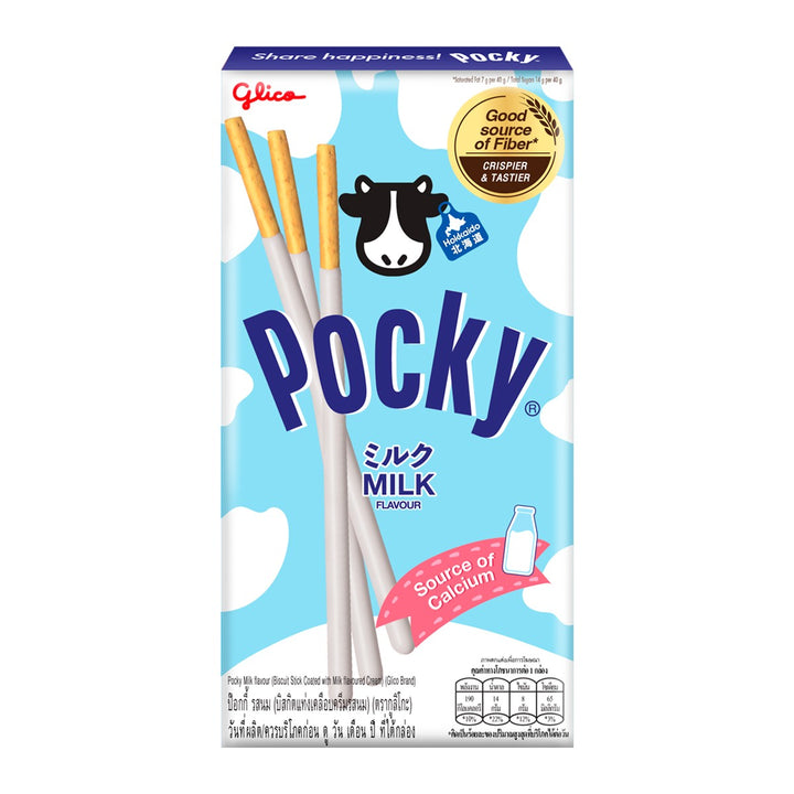 GLICO 百奇牛奶口味 40 克。