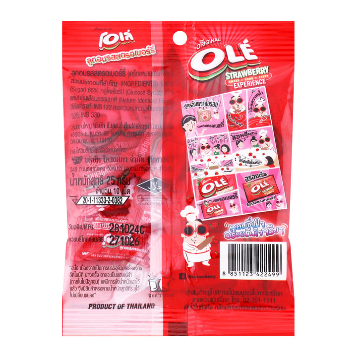OLE 草莓口味糖果 10 顆