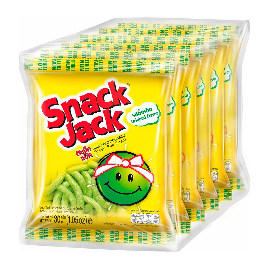 SNACK JACK 青豌豆零食原味 30 克包 6