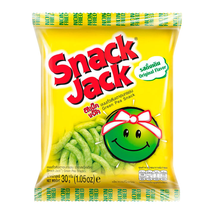 SNACK JACK 青豌豆零食原味 30 克包 6