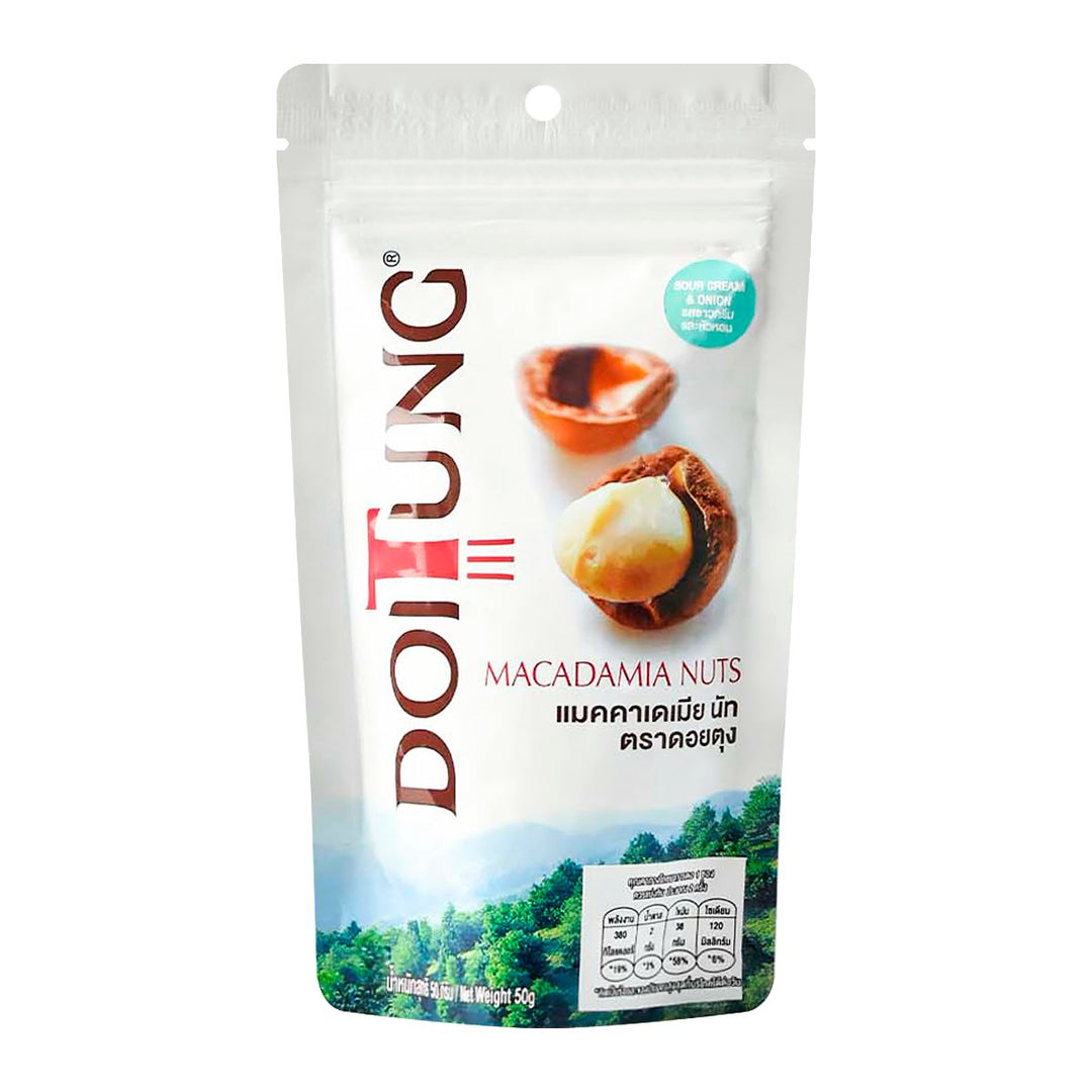 DOITUNG 澳洲堅果酸奶油洋蔥口味 50 克。