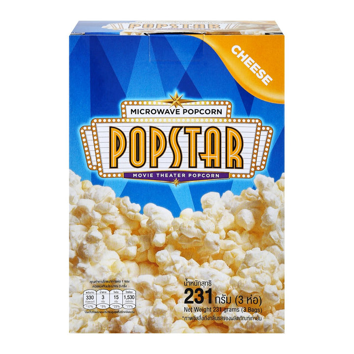 POPSTAR 微波爐起司爆米花 231 克