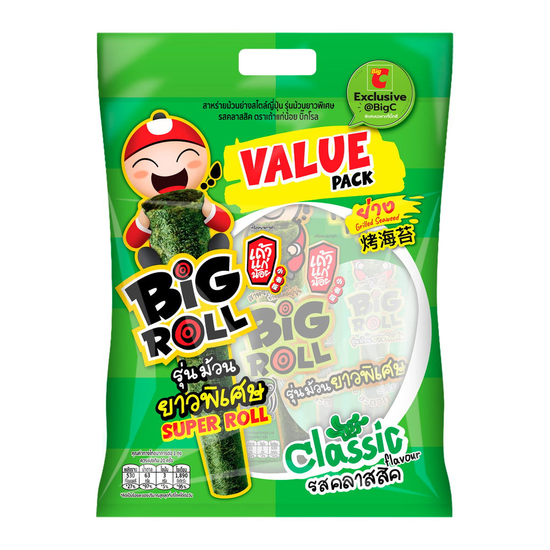 TAOKAENOI 大卷烤海苔 日式經典口味 49克 3包