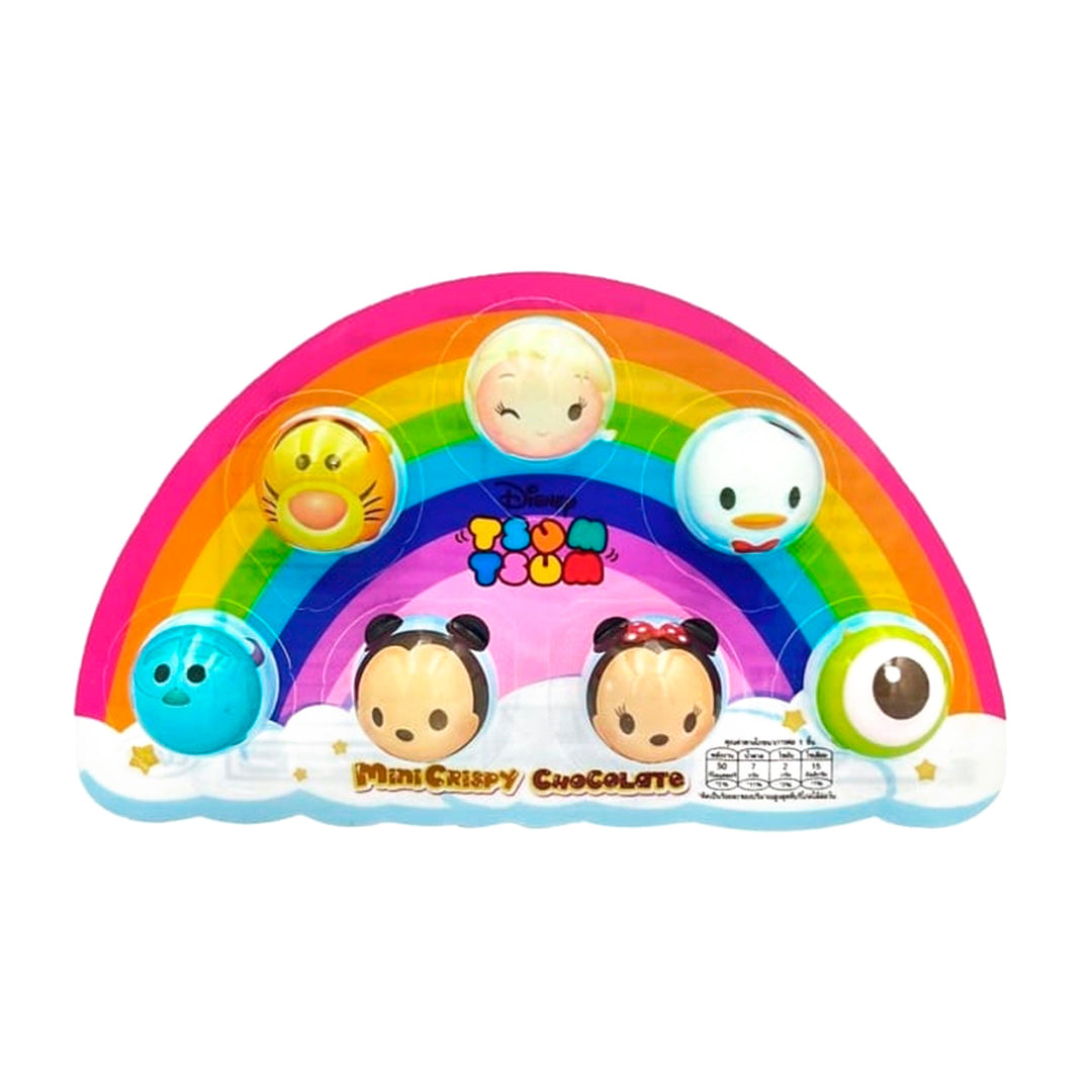 可愛的迪士尼 Tsum Tsum 迷你脆巧克力 12 克。