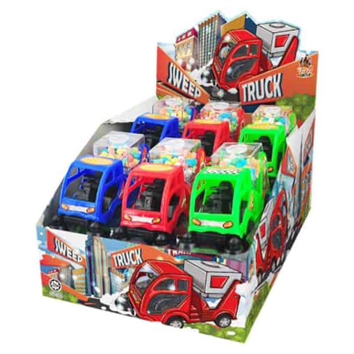 玩具城堡糖果掃地車 25 克。多種顏色