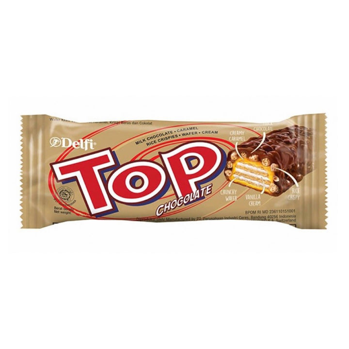 DELFI TOP 麥片和巧克力塗層威化餅 20 克。包 12