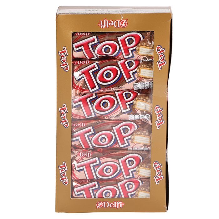 DELFI TOP 麥片和巧克力塗層威化餅 20 克。包 12