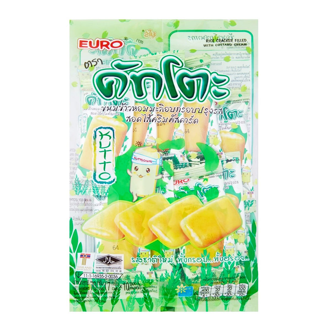 KUTTO 奶油米果 70 克。