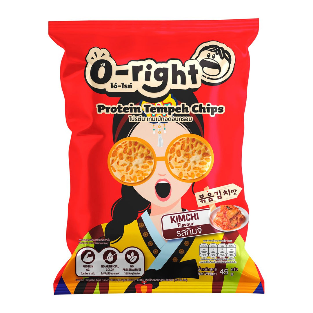 O-RIGHT 豆豉泡菜 45 克。