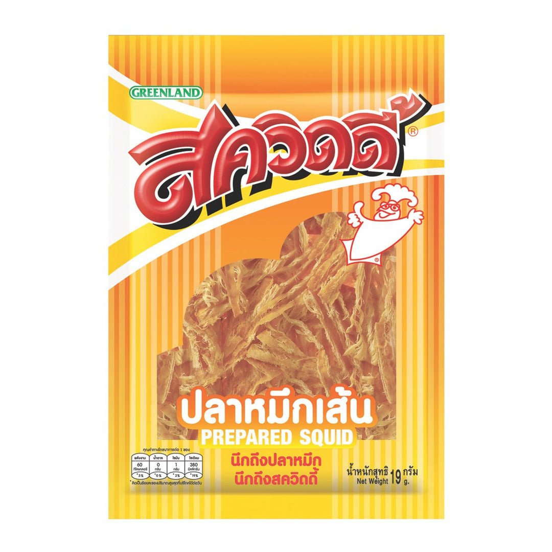 Squidy 準備好的魷魚 19 克。