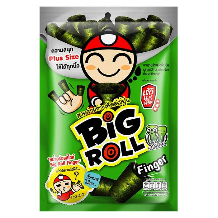 TAOKAENOI 烤海苔零食大卷指經典口味 18 克