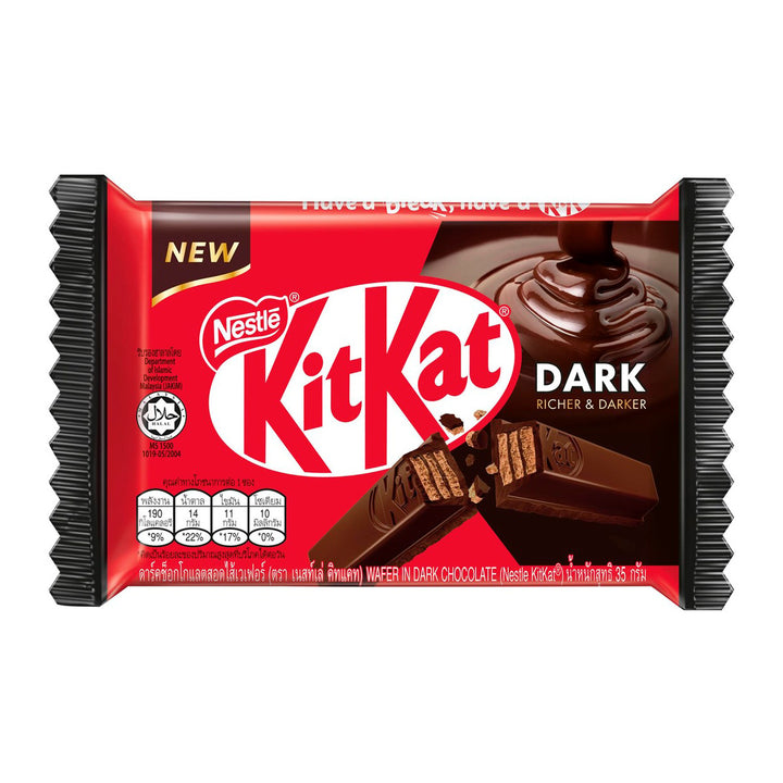 KIT KAT 黑巧克力威化餅 35 克。