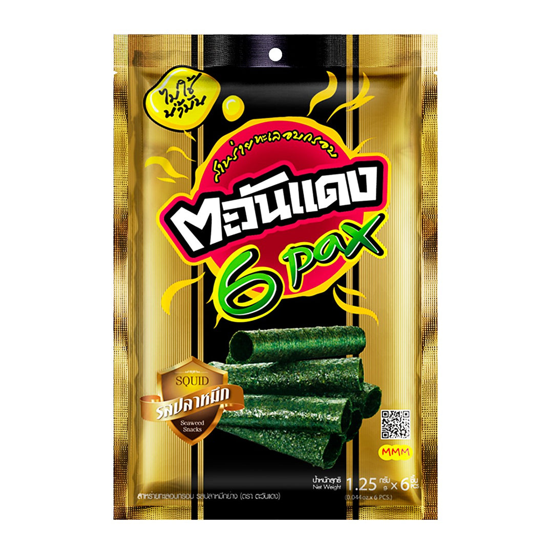 TAWANDANG 脆皮海藻烤魷魚口味 1.25 克x 6 單位