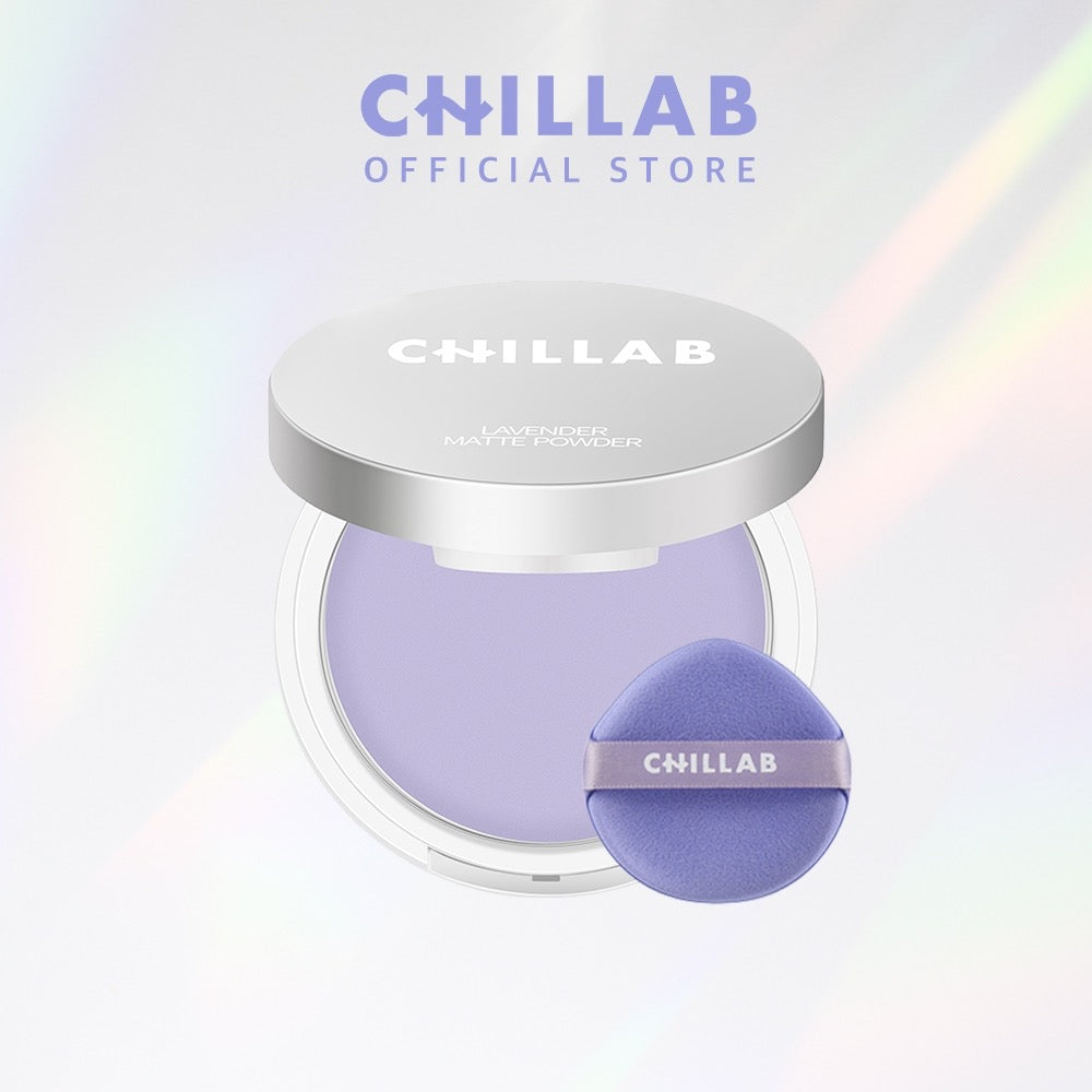 CHILLAB Lavender Matte Powder  薰衣草霧麵粉餅 紫色控油粉餅 敏感肌可用