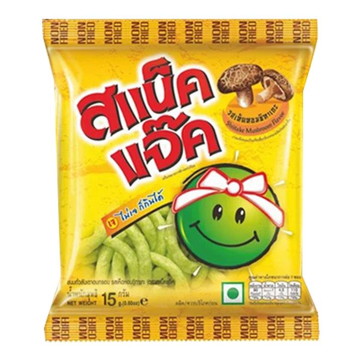 Snack Jack 脆皮青豆零食香菇口味 15 克。包 12
