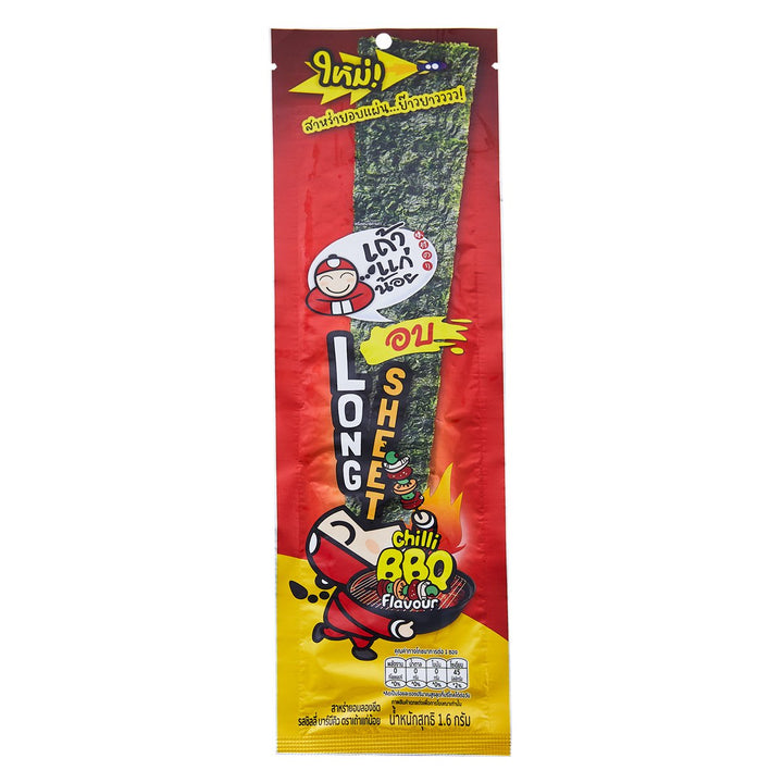 TAOKAENOI 烤海苔長片 辣椒燒烤風味 1.6 克