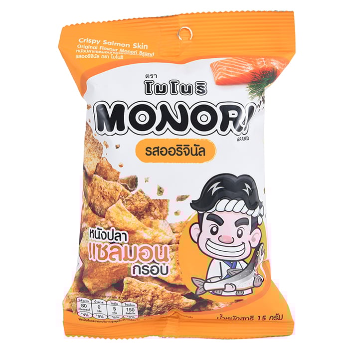 Monori 脆皮鮭魚皮原味 15 克