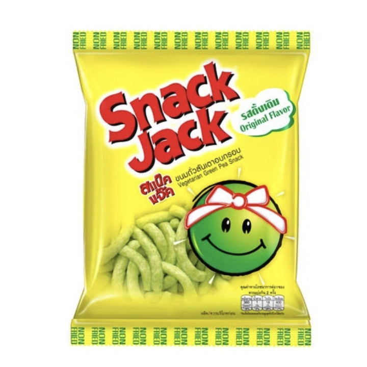 SNACK JACK 綠豌豆零食 15 克。