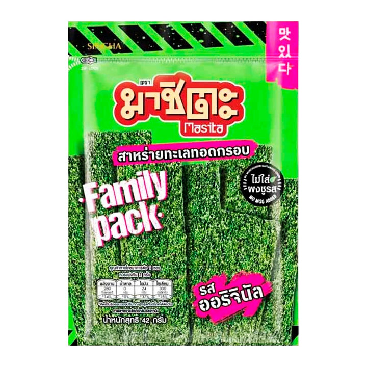 MASITA 脆皮海藻大號原味 42 克。