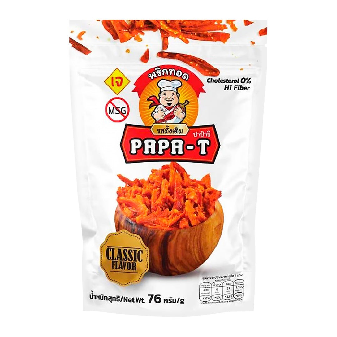 PAPA-T 脆皮辣椒零食 原味 76 克
