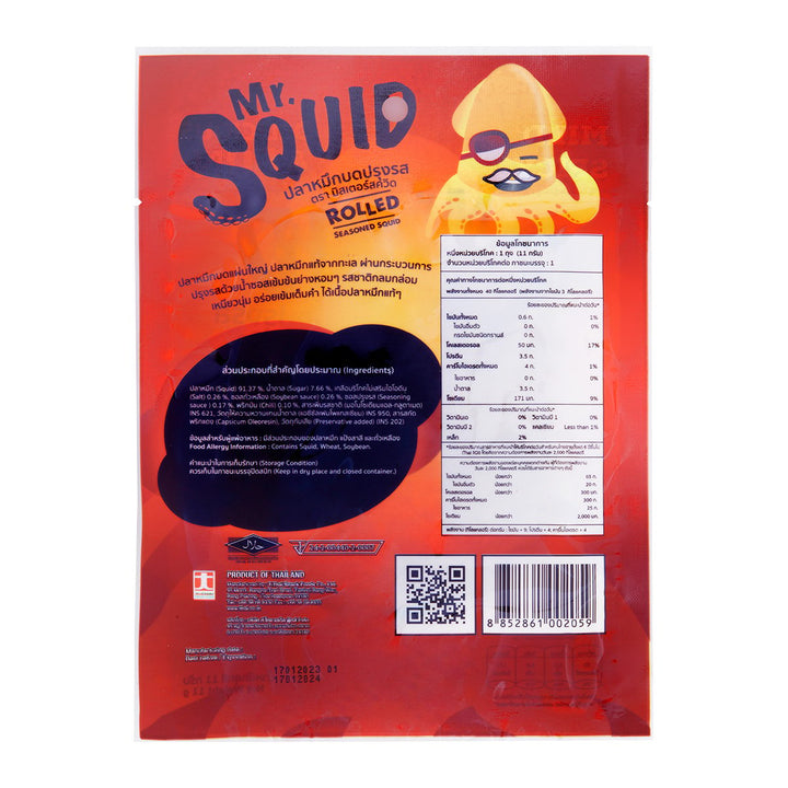 MR.SQUID 魷魚捲 微辣味 11 克